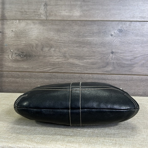 Coach Hobo 1452 Convertible Black Leather Cross Body Bag - Picture 8 of 14